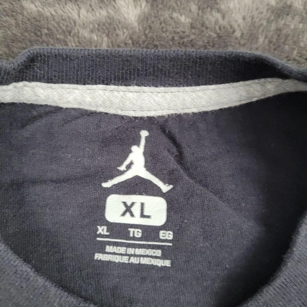 Air Jordan Los Angeles Graphic T Shirt Black Size Large